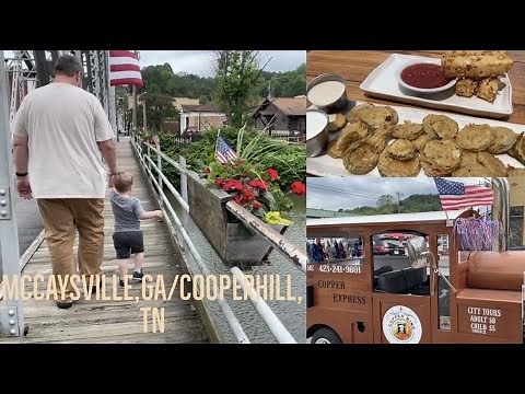 McCaysville, GA/Copperhill, TN, two cities, one town and Burra Burra on the River restaurant review.