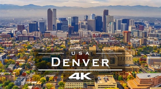 Explore Denver, Colorado From Above — 4K Drone Cinematic View
