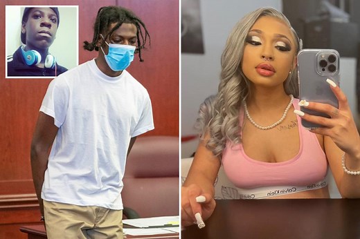 Isaac Argro being arraigned on charges of gunning down girlfriend as she pushed baby stroller