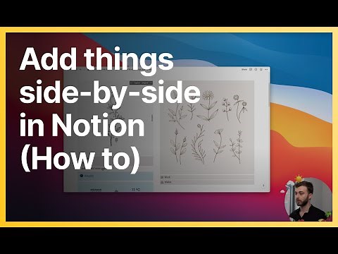How to add things side by side in Notion (BEST way)