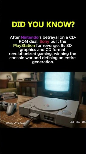 The Console That Killed Nintendo’s Dominance! #PlayStation #90s #Gaming