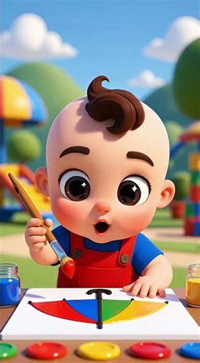 U for Umbrella ☂️ | ABC Learning for Kids | Learn Alphabet U | Kids Cartoon #shorts