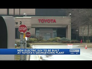 WATCH | New electric SUV set to go into production at Toyota’s Georgetown plant