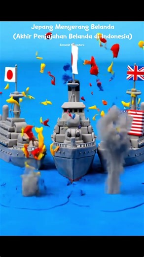 Jepang Menyerang Belanda (Akhir Penjajahan Jepang di Indonesia) #indonesianhistory #shorts