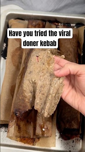 Viral Doner Meat made with Lamb! How to make Doner Kebab #donermeat #donerkebab #homemadedoner