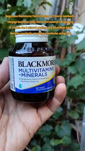 Blackmores Multivitamins dan Mineral Membantu memelihara dan meningkatkan daya tahan tubuh #blackmores #multivitamin #blackmoresmultivitamin #multivitaminsandminerals