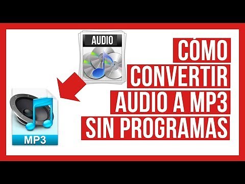 How to Convert Audio to Mp3 Without Programs