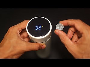 Temperature Display Flask - How to Replace Battery