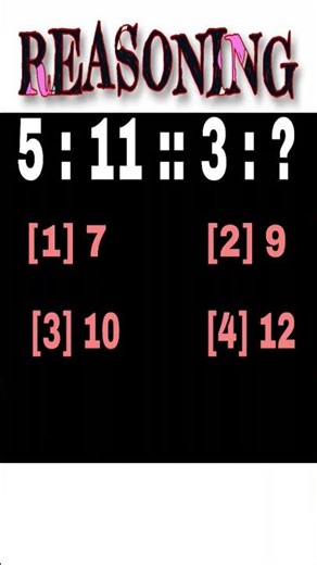 SSC CGL//CHSL MTS// UPSI CPO// SI NTPC//GROUP D PET//Number Analogy test question #ytshorts #youtube