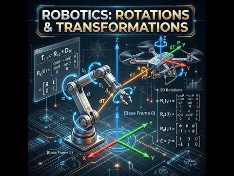 Robotics: Rotations, Transformations, and Coordinate Frames Explained