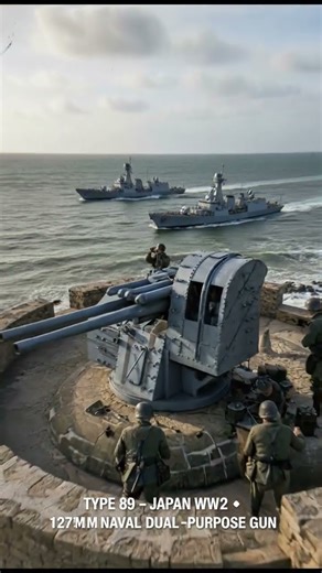 127mm Type 89 — Japan’s Naval Dual Purpose Gun WW2 Visual Archive