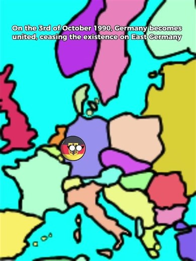 The remains of east germany #countryballs #history #ostdeutschland #shorts