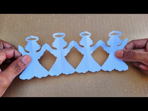 How To Make A Perfect Paper Angel Easy! | Christmas DIY Craft