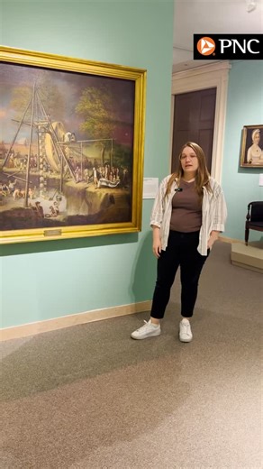 In 1801, Maryland-born artist and scientist Charles Willson Peale received word of strange, large bones found on a farm in New York. Looking to fill his museum in Philadelphia with natural wonders, he traveled to see the bones, marking the first scientific expedition in the newly formed United States. In “Exhumation of the Mastodon,” Peale depicts himself, his family, and 35 paid workers methodically exhuming the bones of a mastodon. Take a closer look at this work of art with Abby Doran, Assist