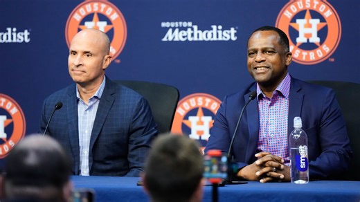 Astros GM and manager face questions about job security after missing playoffs