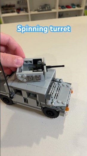 Custom Lego humvee! #military #lego #shorts