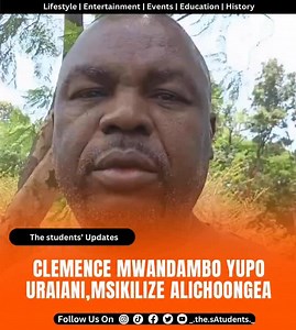 Mwanamitandao Clemence Mwandambo ameshiriki chapisho lake la kwanza tangu kuwepo Uraiani ambapo alikuwa ameshikiliwa na jeshi la polisi kwa kosa la uchochezi wa vurugu nchini. | _.the.students._