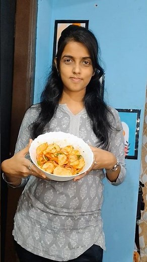 🌶️ Spicy Potato Chips Recipe |Crunchy Masala Potato Chips