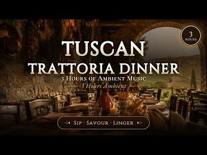 3 Hours of Italian Dinner Music - Tuscan Trattoria Vibes - 🍷