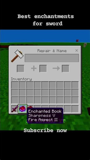 Best Sword Enchantments in Minecraft ⚔️ #minecraft