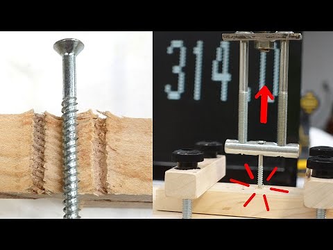 How well do screws hold in wood?