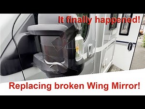 Disassembly of the external rearview mirror cover of the Peugeot Boxer