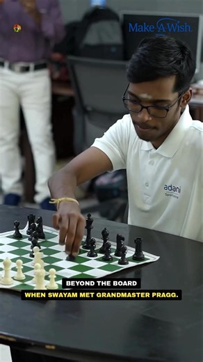 Beyond the Board: When Swayam Met Grandmaster Pragg. #pragg #praggnanandhaa #chess #chess #shorts