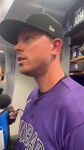Rockies outfielder Troy Johnston, who went 3-for-5 in the team’s win tonight: "So, coming from the Miami Marlins, when I walk around Miami, I never saw a Miami Marlins jersey. I never saw a Miami Marlins hat. I saw nothing of the sort. When I'm walking around downtown Denver, they are really excited about the Rockies. They want the Rockies to be good. This is a sports town. We are trying to put a good product on the field. I think Paul (DePodesta's) done a great job of that. I have never seen so