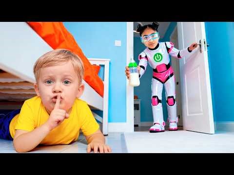 ¡Niñera Robot! Niños vs la nueva niñera
