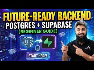 Future-ready backend: Postgres + Supabase (Beginner Guide)