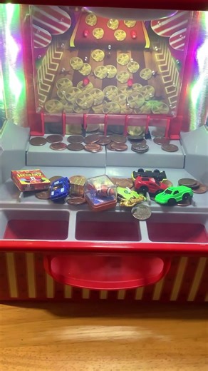 The coin pusher got me again. #coinpusher