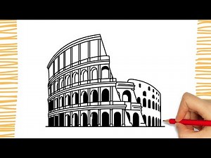 How To Draw a COLOSSEUM