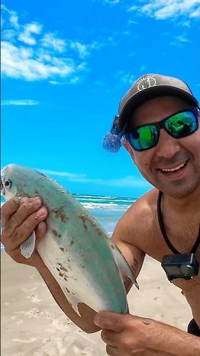 How to catch pompano using long rods 🎣🔥