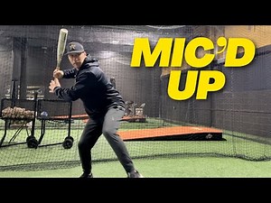 Mic'd Up First Antonelli Baseball Hitting Practice 2026