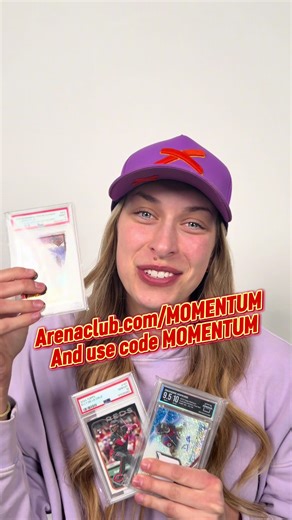 Jump in on the action and get 20% off your first Slab Pack or card purchase by going to ArenaClub.com/momentum & use code MOMENTUM #acpartner @Arena Club