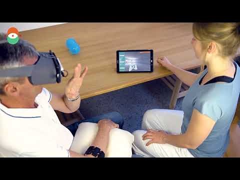 Post stroke hand therapy using mobile VR