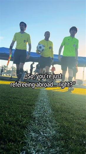 Not just refereeing 👀Experiencing football on another level ⚡️ Become a referee abroad 🫵🏼 #refereeabroad #referee #florida #football #soccer