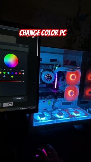 How to change LED color on pc #pcgaming #pc #computer