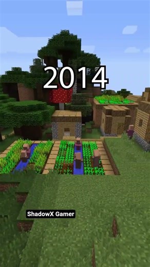 Comparing 2014 and 2023 minecraft changes🧐 #minecraft#ytshorts#shorts#viral#viralshorts#ytshorts