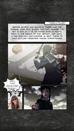 Blood: The Last Vampire (2000): Saya vs. The Hidden Monster