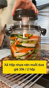 #Hộp nhựa nén muối dưa giòn ngon #35k 2 hộp | Áo Kiểu Nữ