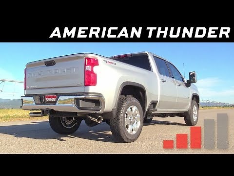 2020 GM Silverado/Sierra 2500HD/3500HD 6.6L - American Thunder Cat-back Exhaust 817933