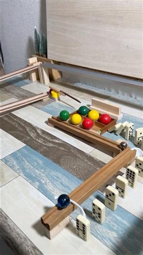 ビー玉3兄弟がピタッと揃うピタゴラ装置　#ピタゴラスイッチ