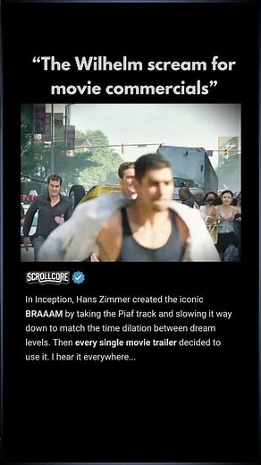 In Inception (2010), “The Wilhelm scream for movie commercials”.