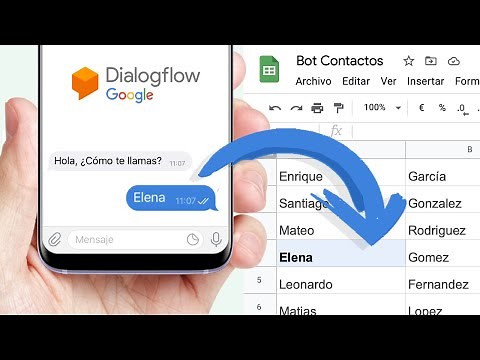 Haz un BOT en Dialogflow para escribir en Google Sheets