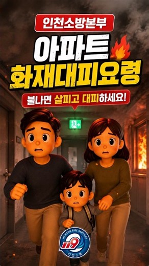 Apartment Fire Evacuation Tips (Vertical)