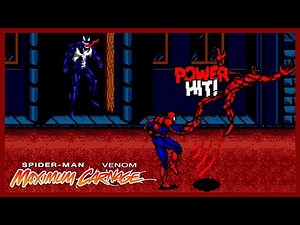 Spider Man and Venom Maximum Carnage - Full Gameplay (No Death) | Sega Genesis/Mega Drive