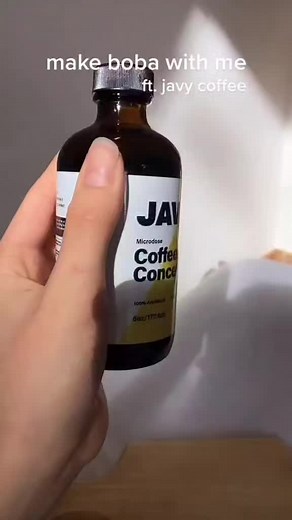 How to make Boba Coffee at home ft. Javy Coffee 🧋 | Javvy Coffee