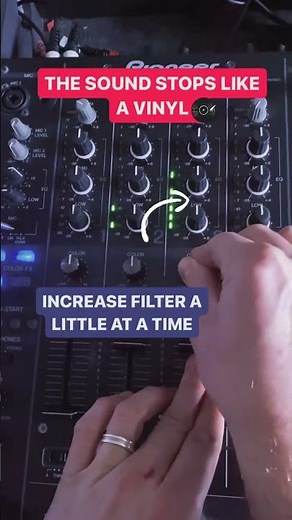 How to use vinyl stop on CDJ2000 #dj #music #djing