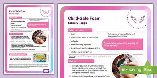 Child-Safe Foam Recipe